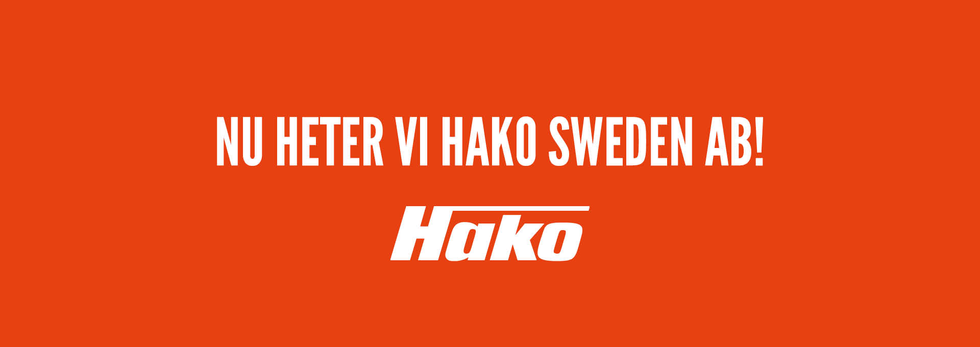 Nu heter vi Hako